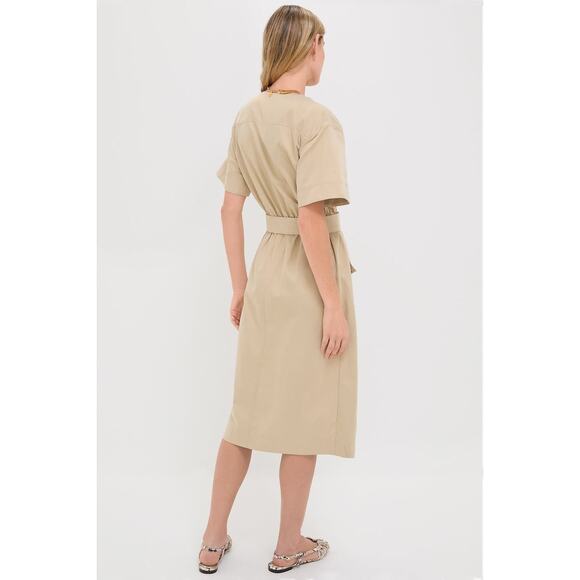 TUCKERNUCK Fawn Twill Carine Dress Size M NWT Retail $248 Tuckernuck - Picture 2 of 8